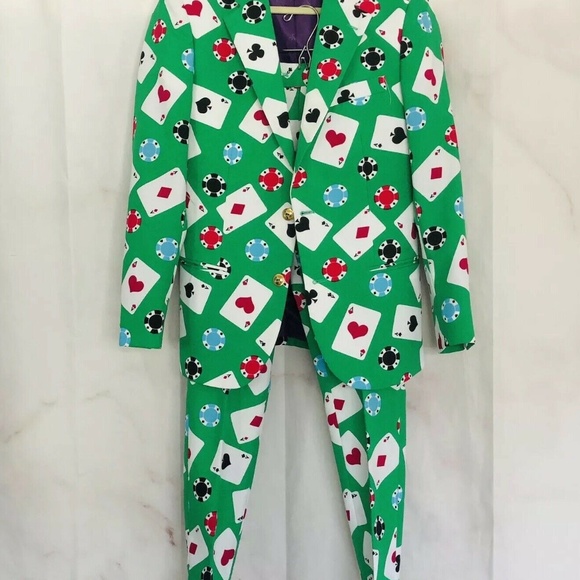 OppoSuit Jackets & Blazers - OppoSuits Las Vegas Gambling Cards Poker Chips